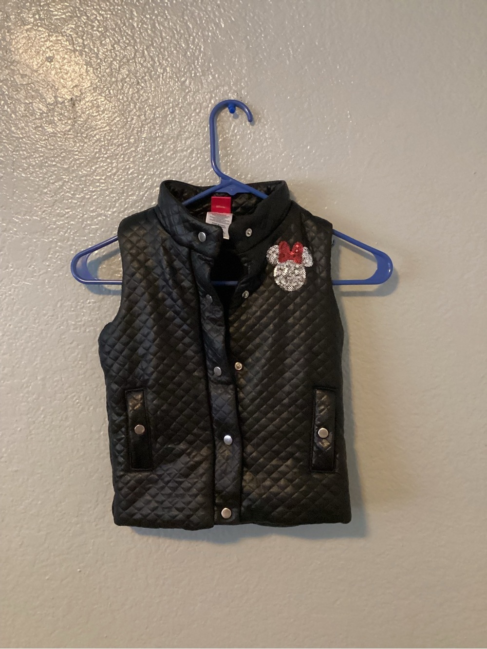 Disney  Vest with Sequin Minnie Accent